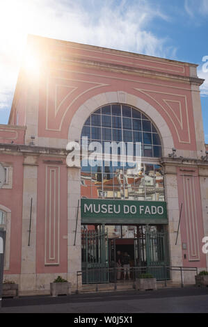 Le musée du Fado dans l'Alfama de Lisbonne, Portugal Banque D'Images