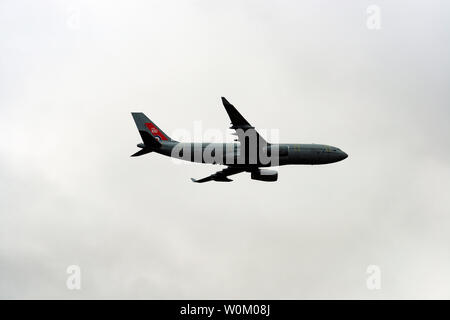 Avion de transport militaire Royal Air Force Airbus KC2 Voyager Banque D'Images