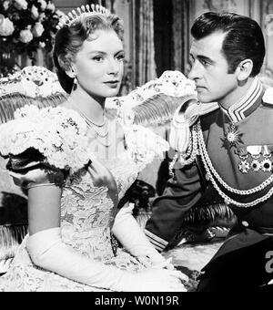 Le PRISONNIER DE ZENDA 1952 MGM film avec Deborah Kerr et Stewart Granger Banque D'Images
