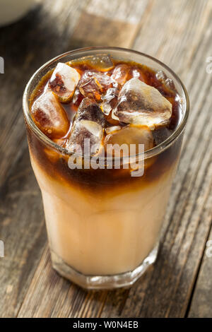 Glacé fait maison avec du café Espresso Horchata sale Banque D'Images