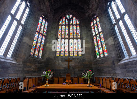 Intérieur du 15ème siècle Eglise Holy rude à Stirling, Scotland, UK Banque D'Images