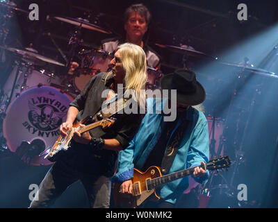 Glasgow, Ecosse, Royaume-Uni. 26 Juin, 2019. Bascule sud américain Lynyrd Skynyrd jouer leur tout dernier spectacle écossais à Glasgow's SSE Hydro, Grande-Bretagne. Crédit : Stuart Westwood Banque D'Images