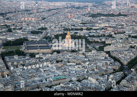 Vue de la Tour Eiffel de Banque D'Images