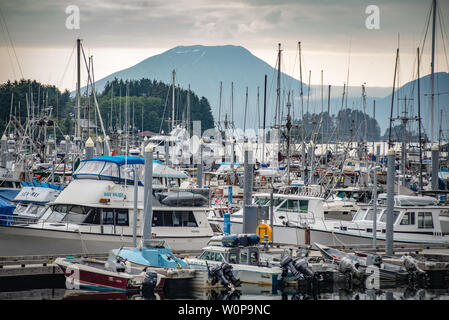 La pêche commerciale, Sitka, Alaska Banque D'Images