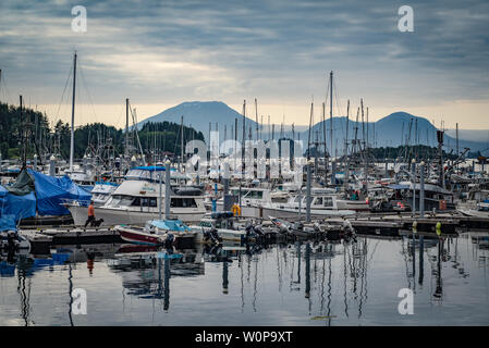 La pêche commerciale, Sitka, Alaska Banque D'Images