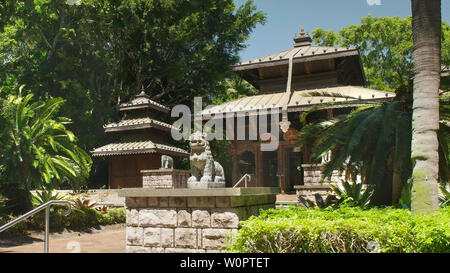 BRISBANE, AUSTRALIE-mars, 7, 2017 : temple népalais à banque sud de Brisbane au Queensland Banque D'Images