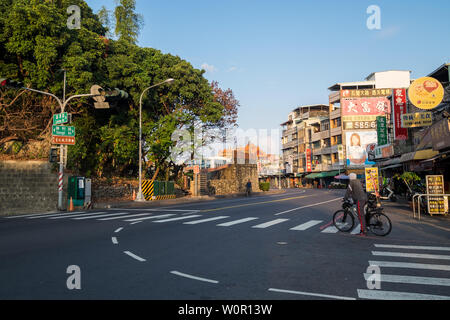 Kaohsiung, Taiwan - 03 mars 2019 : paysage urbain de la ville de Kaohsiung le matin Banque D'Images