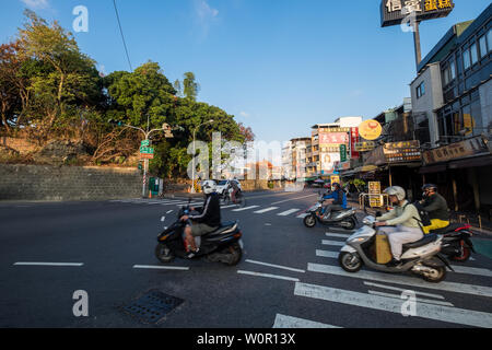 Kaohsiung, Taiwan - 03 mars 2019 : paysage urbain de la ville de Kaohsiung le matin Banque D'Images