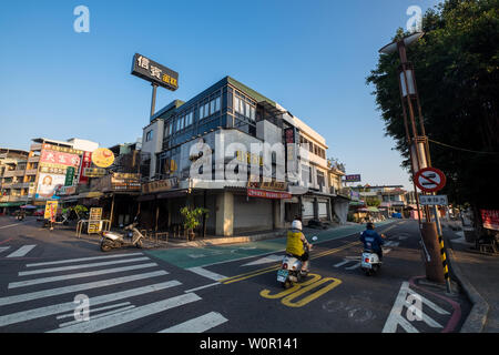 Kaohsiung, Taiwan - 03 mars 2019 : paysage urbain de la ville de Kaohsiung le matin Banque D'Images