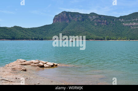 Pantano de sau dans la province de Barcelone Banque D'Images