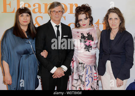 Bille August, Helena Bonham Carter, Anita Elsani, Monika Piel, Premiere Eleanor und Colette, Lichtburg, Essen, 19.04.2018 Banque D'Images