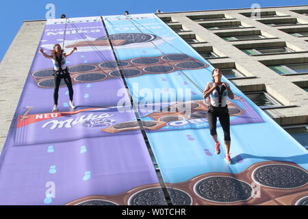 Mariella Ahrens,Lilly Becker, Milka Charité House-Running-événement, le Motel One Hamburg, 24.05.2018 Banque D'Images