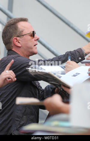 Kiefer Sutherland (acteurs et actrices, Musiker), Markus Lanz Émission-fuer den 31.05. aus dem Stahltwiete Studio, Hambourg, 30.05.2018 Banque D'Images