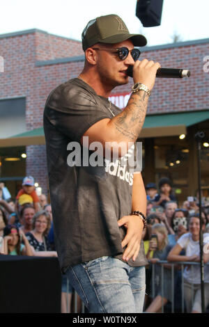 Pietro Lombardi, Late Night Shopping, Designer Outlet Soltau, 03.08.2018 Banque D'Images