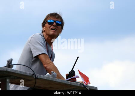 Andreas Felder, Cheftrainer Skisprung, Équipe Oesterreich, Skispringen Qualifikation Grand Prix FIS Sommer 2018 Hinterzarten Banque D'Images