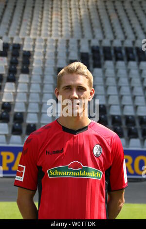 Nils Petersen (Fribourg) - SC Freiburg Mannschaftsfoto 2018-2019 Banque D'Images