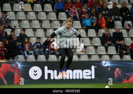 Torwart Robin Zentner (FSV Mainz 05), 1. BL : 18-19 : 11. Sptg. - SC Freiburg vs FSV Mainz 05 DFL RÈGLEMENT INTERDIT TOUTE UTILISATION DES PHOTOGRAPHIES COMME DES SÉQUENCES D'IMAGES ET/OU QUASI-VIDÉO Foto : Joachim Hahne/johapress Banque D'Images