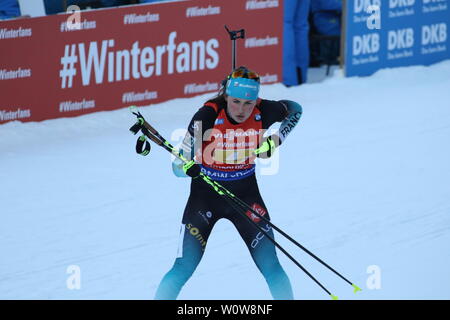 Justin Braisaz (Frankreich / France), Staffelrennen Biathlon IBU der Frauen Weltcup à Ruhpolding 2019 Banque D'Images