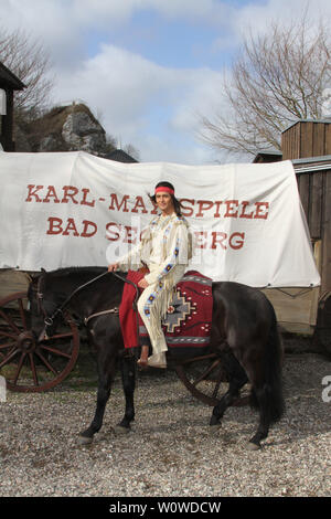 Alexander Klaws, jette des neuen Praesentation der Karl May Festspiele, Bad Segeberg, 08.03.2019 Banque D'Images