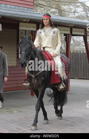 Alexander Klaws, jette des neuen Praesentation der Karl May Festspiele, Bad Segeberg, 08.03.2019 Banque D'Images