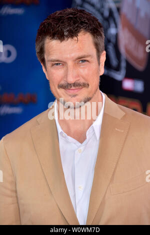 Los Angeles, USA. 26 Juin, 2019. Nathan Fillion à la première mondiale du film 'Spider-Man : loin de la maison" au théâtre chinois de Grauman. Los Angeles, 26.06.2019 | Conditions de crédit dans le monde entier : dpa/Alamy Live News Banque D'Images