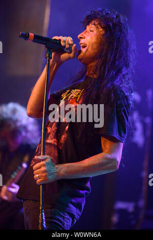 Hanovre, Allemagne. 26 Juin, 2019. Joey Belladonna d'Anthrax vivent dans la capitale. Hanovre, 26.06.2019 | Conditions de crédit dans le monde entier : dpa/Alamy Live News Banque D'Images