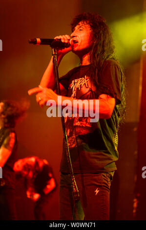 Hanovre, Allemagne. 26 Juin, 2019. Joey Belladonna d'Anthrax vivent dans la capitale. Hanovre, 26.06.2019 | Conditions de crédit dans le monde entier : dpa/Alamy Live News Banque D'Images