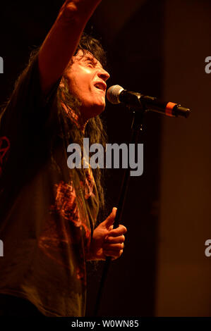 Hanovre, Allemagne. 26 Juin, 2019. Joey Belladonna d'Anthrax vivent dans la capitale. Hanovre, 26.06.2019 | Conditions de crédit dans le monde entier : dpa/Alamy Live News Banque D'Images