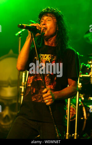 Hanovre, Allemagne. 26 Juin, 2019. Joey Belladonna d'Anthrax vivent dans la capitale. Hanovre, 26.06.2019 | Conditions de crédit dans le monde entier : dpa/Alamy Live News Banque D'Images