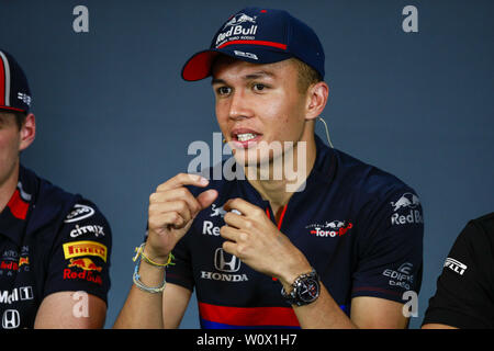 Sport Automobile : Championnat du Monde de Formule 1 de la FIA 2019, Grand Prix d'Autriche, # 23 Alexander Albon (THA, Red Bull Toro Rosso Honda), Banque D'Images