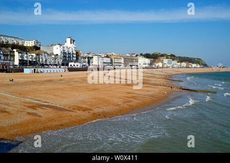 Plage de Hastings, Hastings, East Sussex, UK Banque D'Images