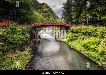 Nikko - le 22 mai 2019 : pont Shinkyo à Nikko, Japon Banque D'Images