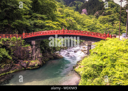 Nikko - le 22 mai 2019 : pont Shinkyo à Nikko, Japon Banque D'Images