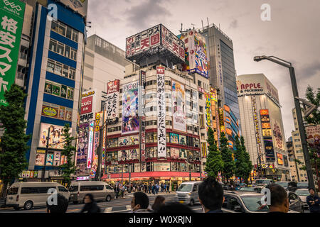 Tokyo - le 18 mai 2019 - Centre-ville de district de Akihabara à Tokyo, Japon Banque D'Images