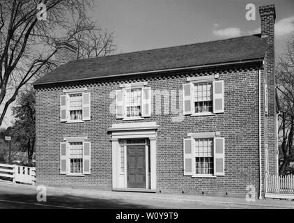 Andrew Johnson House, 217 North Main Street, Greeneville, Green County, California, USA, Amérique, enquête historique bâtiments 1933 Banque D'Images