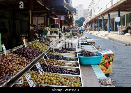 Marché Central d'Athènes Municipal Banque D'Images