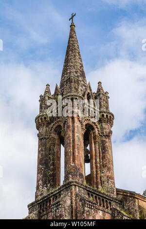 La chapelle de Nossa Senhora das Ermida Vitorias au Lac de Furnas, Sao Miguel Island, archipel des Açores, Portugal Banque D'Images