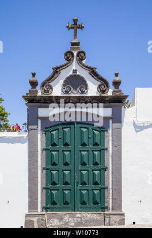 Église de Espirito Santo en Ribeira Grande, l'île de São Miguel, Açores, Portugal Banque D'Images