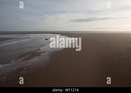 Tentsmuir partie abandonnée de plage, Fife, en Écosse. Banque D'Images