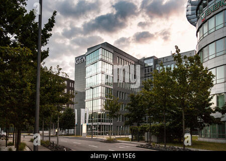 Siège social de GEA Group Aktiengesellschaft DŸsseldorf à l'aéroport. Banque D'Images
