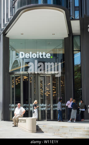 Deloitte LLP, Hill House, Little New Street, London, EC4, UK Banque D'Images