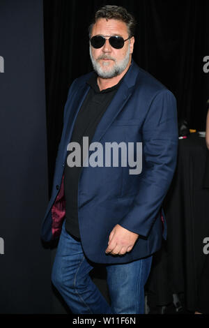 Russell Crowe participe à "la voix la plus forte' New York en première mondiale au Théâtre de Paris le 24 juin 2019 à New York. Banque D'Images