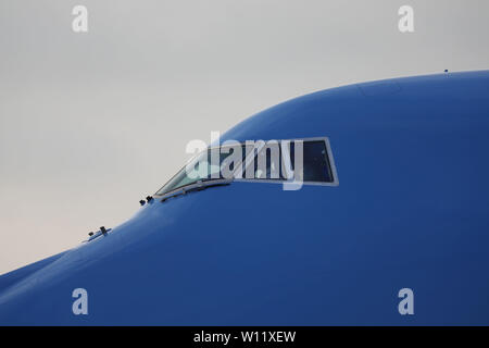 Osan, Seoul, Corée du Sud. 29 Juin, 2019. 29 juin 2019-Osan, en Corée du sud-US Airforce One a atterri à la base aérienne militaire à Osan, en Corée du Sud. Donals Trump a deux jour prévu visiter la Corée du Sud. Et il est d'aller à la colline de flèche (DMZ) demain matin au moment de la Corée du Sud. Credit : Ryu Seung-Il/ZUMA/Alamy Fil Live News Banque D'Images
