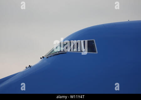 Osan, Seoul, Corée du Sud. 29 Juin, 2019. 29 juin 2019-Osan, en Corée du sud-US Airforce One a atterri à la base aérienne militaire à Osan, en Corée du Sud. Donals Trump a deux jour prévu visiter la Corée du Sud. Et il est d'aller à la colline de flèche (DMZ) demain matin au moment de la Corée du Sud. Credit : Ryu Seung-Il/ZUMA/Alamy Fil Live News Banque D'Images