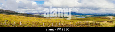 Panorama de Great Glen Glen ou plus dans les Scottish Highland près du Loch Ness Banque D'Images