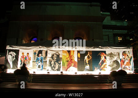 New York, USA. 15 octobre, 2008. Atmosphère à la célébration Conde Nast Traveler de vérité dans Voyage à la New York Public Library. Crédit : Steve Mack/Alamy Banque D'Images