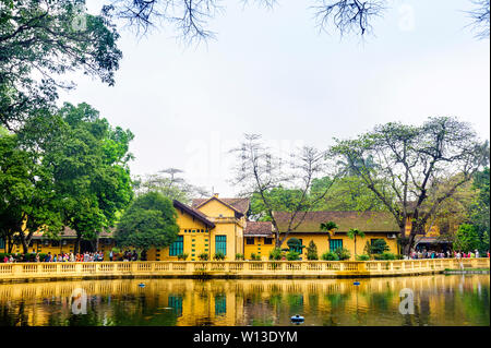 Ho Chi Minh's de l'ancienne maison Banque D'Images