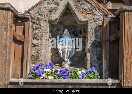 Statue de Madonna en Bavière, Allemagne Banque D'Images