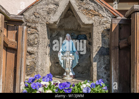 Statue de Madonna en Bavière, Allemagne Banque D'Images