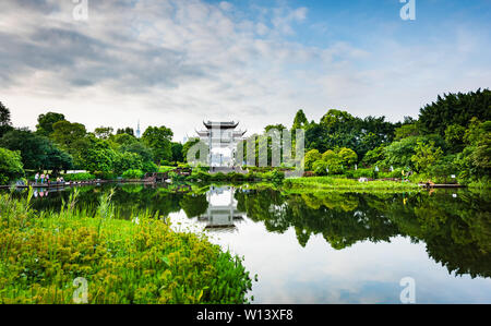 La province chinoise du Guangdong, Guangzhou City,Yuexiu Park scenery Banque D'Images